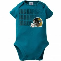 NFL Jaguars 3-Pack Infant Short Sleeve Bodysuits