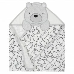 Gerber® BabyPreemie - 24M 4-Piece Boys Bear Hooded Towel And Washcloths Set