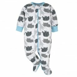 Onesies® Brand BabyPreemie - 24M 4-Pack Baby Neutral Elephant Sleep N' Plays