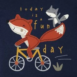 Gerber® BabyPreemie - 24M 4-Pack Baby Boys Fox Short Sleeve Onesies® Bodysuits