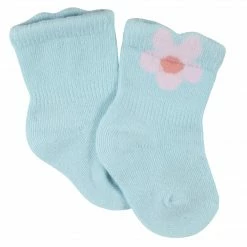 Gerber® BabyPreemie - 24M 6-Pack Baby Girls Princess Wiggle Proof® Jersey Crew Socks