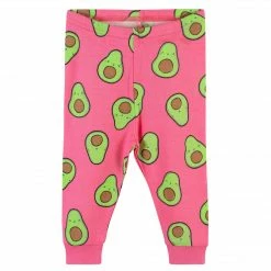 Gerber® 4-Piece Baby & Toddler Pink Avocado Snug Fit Cotton Pajamas BabyPreemie - 24M