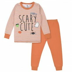 Gerber® BabyPreemie - 24M 2-Piece Infant & Toddler Neutral "Scary Cute" Snug Fit Cotton Pajamas