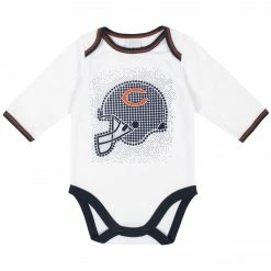NFL BabyPreemie - 24M Chicago Bears 3-Piece Baby Boys Bodysuit, Pant, And Cap Set