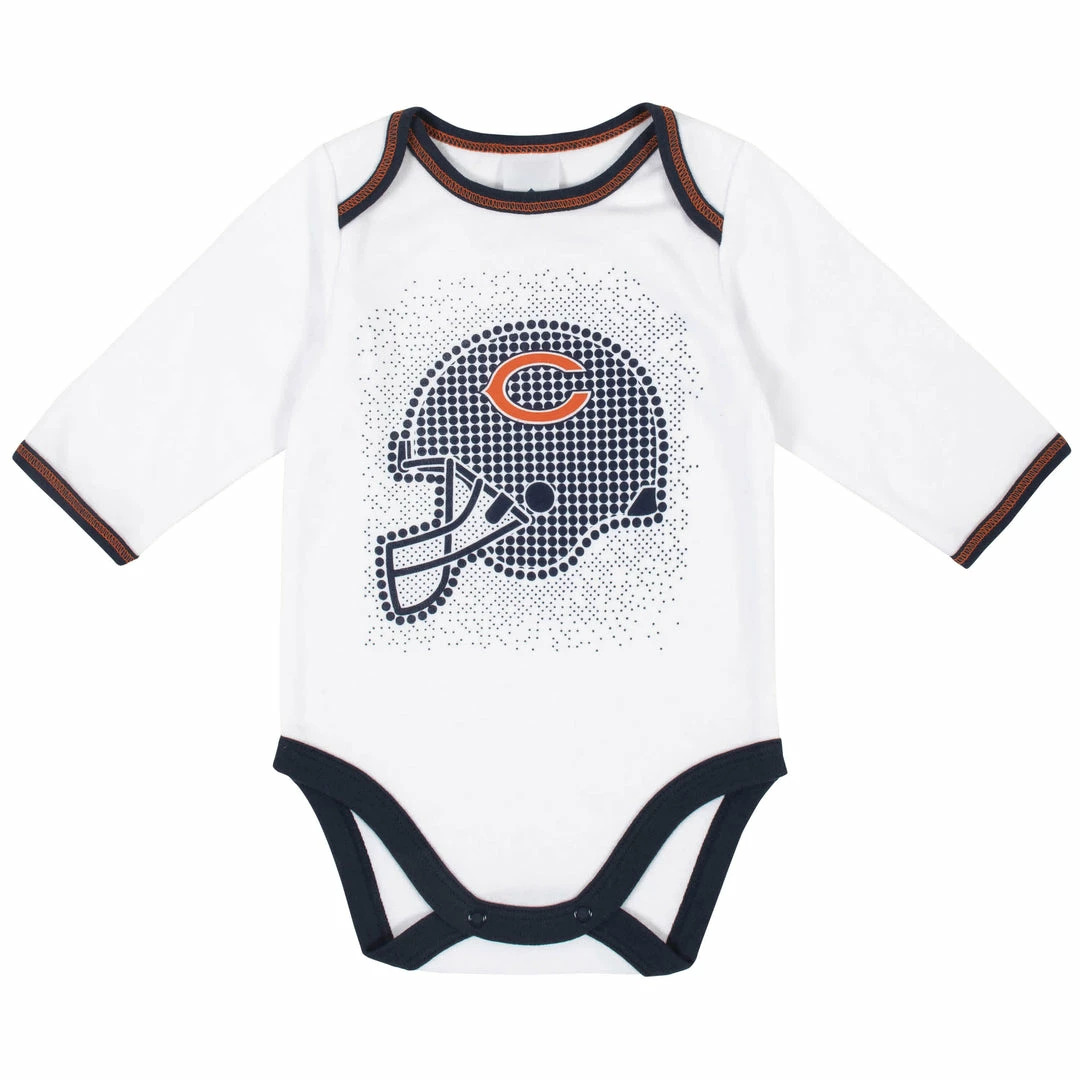 Best Pirce 🎉 NFL BabyPreemie - 24M Chicago Bears 3-Piece Baby Boys Bodysuit, Pant, And Cap Set 🛒 2 NFL BabyPreemie - 24M Chicago Bears 3-Piece Baby Boys Bodysuit, Pant, And Cap Set