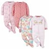 Gerber® 4-Pack Baby Girls Princess Sleep 'n Plays BabyPreemie - 24M