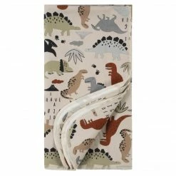 Gerber® 4-Pack Boys Dino Flannel Receiving Blankets