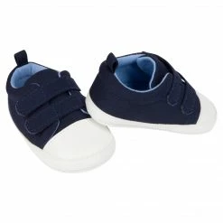 Gerber® Baby Boys Navy Canvas Shoes