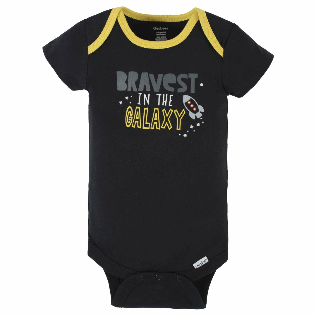 Cheapest 🤩 Gerber® 4-Pack Baby Boys Blast Off Short Sleeve Onesies® Bodysuits See What's New 🥰 6 Gerber® 4-Pack Baby Boys Blast Off Short Sleeve Onesies® Bodysuits See What's New