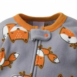 Gerber® 2-Pack Baby Boys Fox Fleece Pajamas