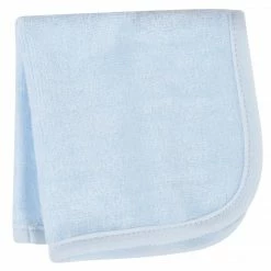 Gerber® Embroidered 4-Piece Boys Striped Blue Hooded Towel & Washcloths Set