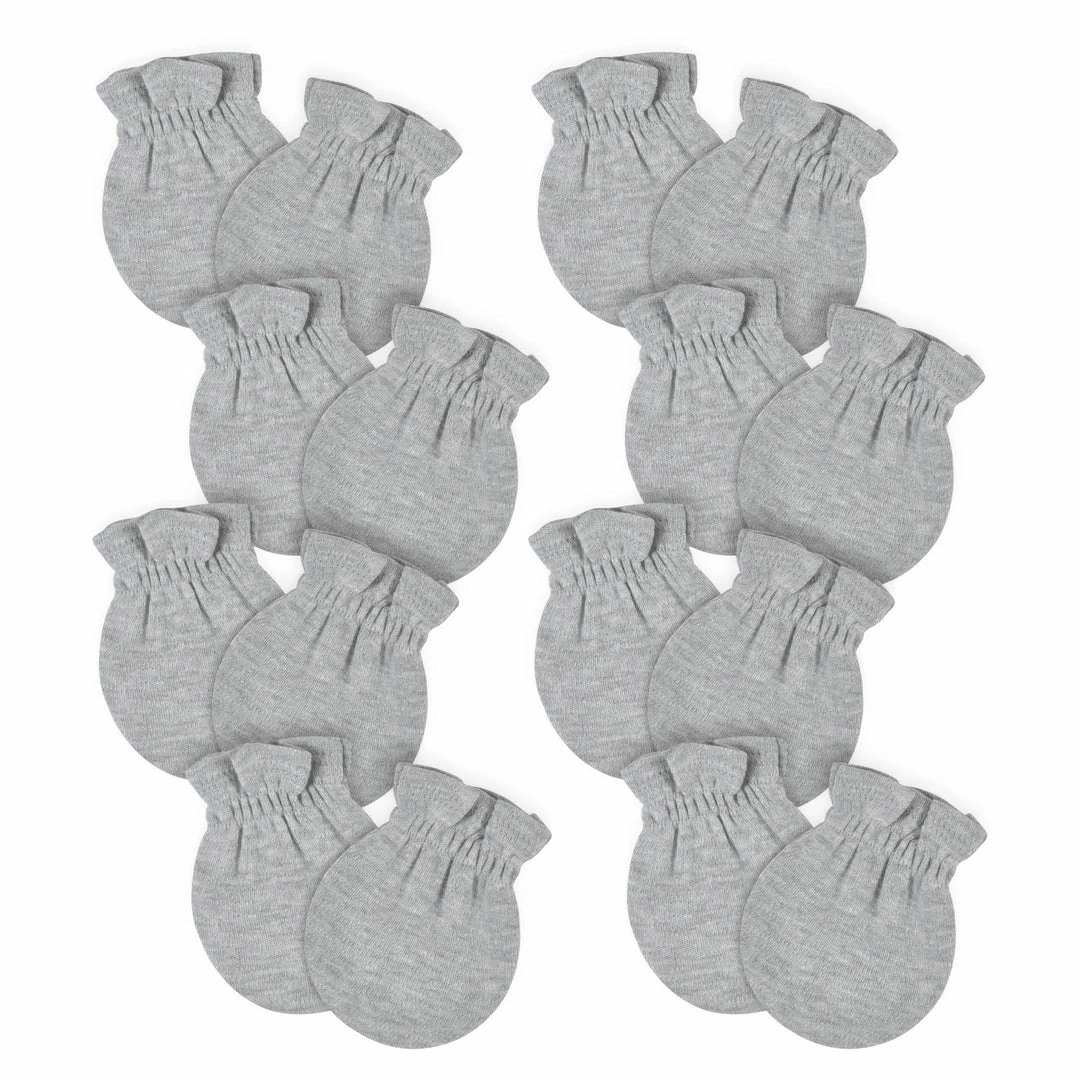 Cheap 💯 Gerber® 8-Pack Baby Neutral Gray Heather No Scratch Mittens BabyPreemie - 24M 🌟 1 Gerber® 8-Pack Baby Neutral Gray Heather No Scratch Mittens BabyPreemie - 24M