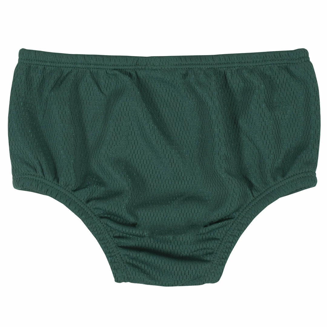 Promo ✔️ NFL New York Jets Baby 👧 Girls 👗 Dress And Diaper Cover Set 🧨 3 NFL New York Jets Baby Girls Dress And Diaper Cover Set