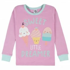 Gerber® 4-Piece Infant & Toddler Girls Ice Cream Dreams Snug Fit Cotton Pajamas