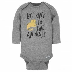 Gerber® BabyPreemie - 24M 6-Pack Baby Boys Tiger Long Sleeve Onesies® Bodysuits