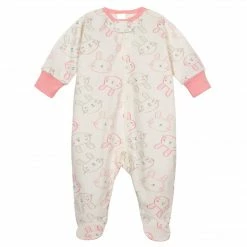 Onesies® Brand 4-Pack Baby Girls Bunny Sleep N' Play BabyPreemie - 24M