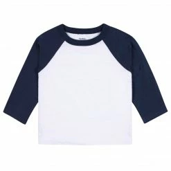 Gerber® See What's New 3-Pack Baby & Toddler Boys Royal Blues Long Sleeve Baseball Tees