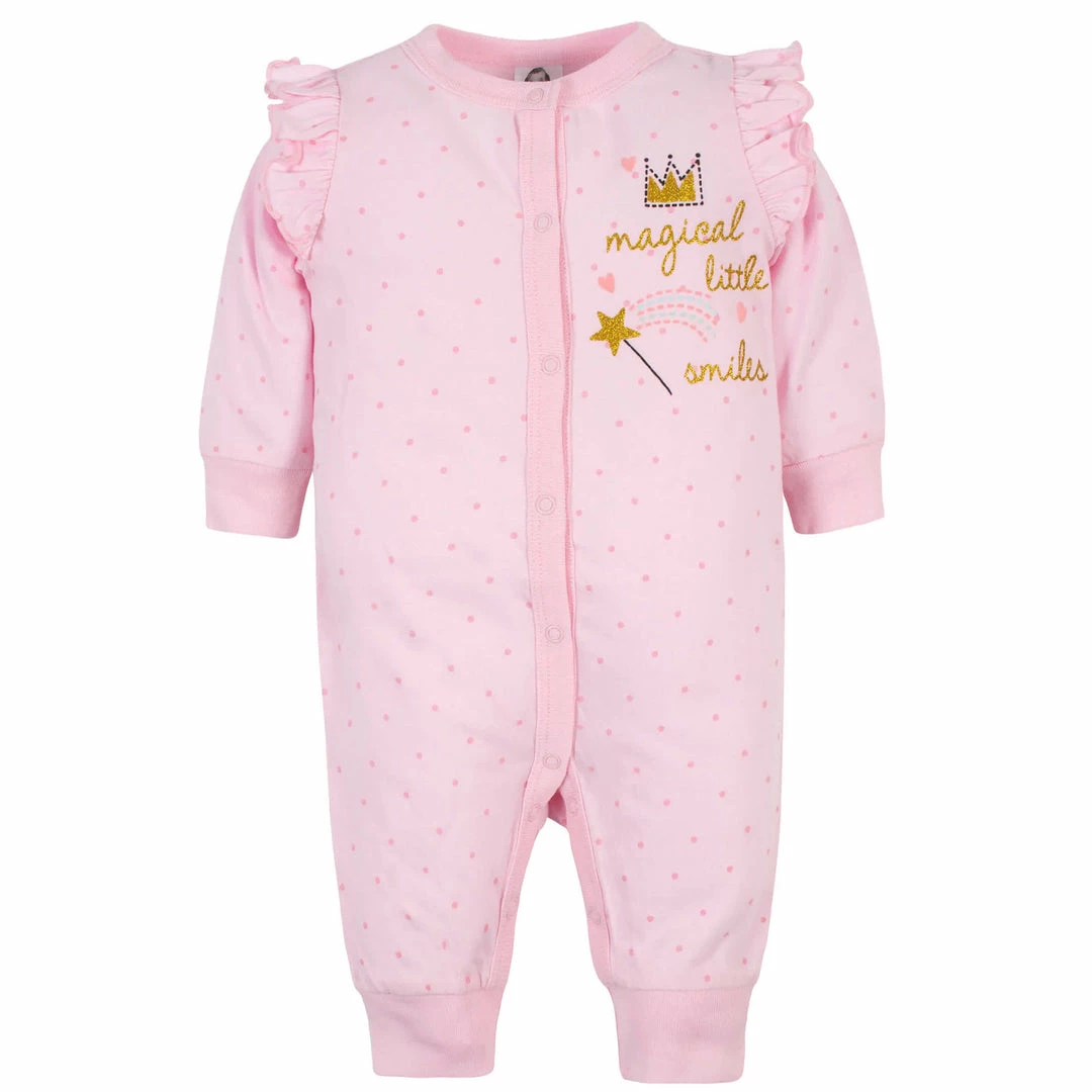 Best reviews of 👏 Gerber® Baby 👧 Girls Fairy Tale Organic Coverall BabyPreemie - 24M ✨ 1 Gerber® Baby Girls Fairy Tale Organic Coverall BabyPreemie - 24M