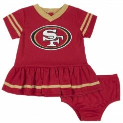 NFL San Francisco 49ers Baby Girls Dress & Diaper Cover Set