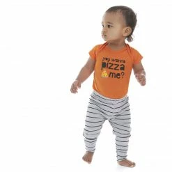 BabyPreemie - 24M 6-Piece Baby Boys Pizza Onesies® Brand Bodysuits & Pants Set