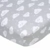 Gerber® Neutral Clouds Fitted Crib Sheet Baby Neutral