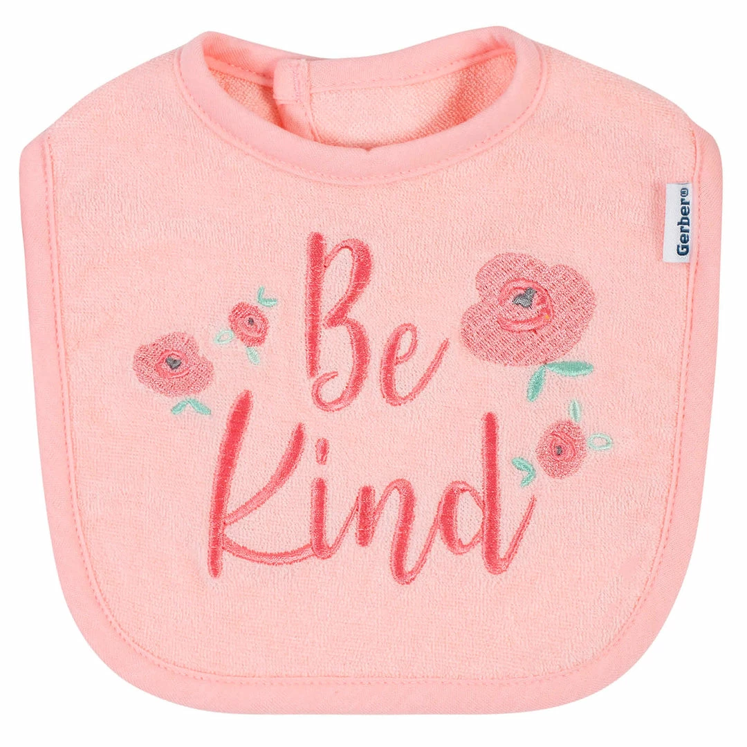 Discount 🎁 Gerber® BabyPreemie - 24M 3-Pack Baby 👧 Girls Love You Organic Bibs 🤩 2 Gerber® BabyPreemie - 24M 3-Pack Baby Girls Love You Organic Bibs