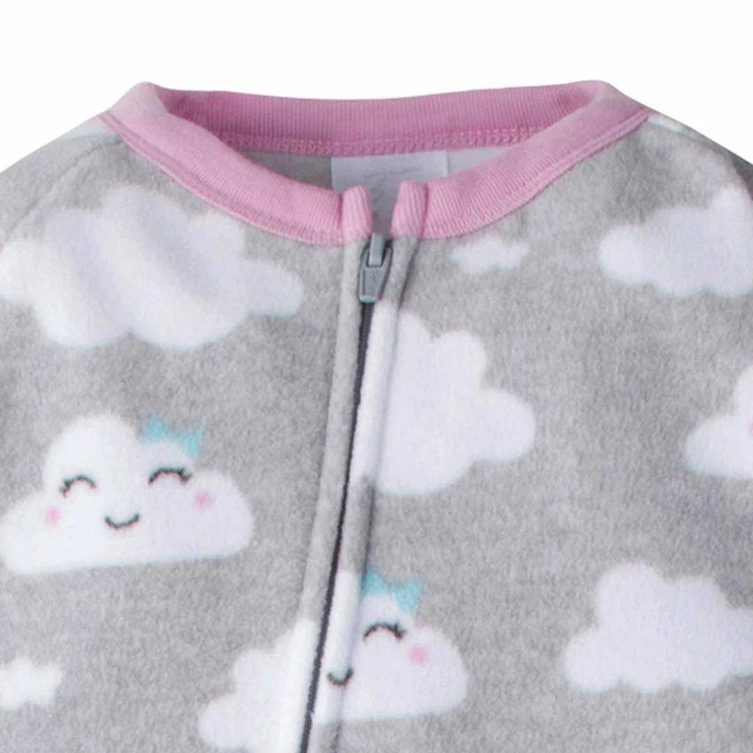 Buy 😀 Gerber® Toddler2T - 5T 4-Pack Toddler 👧 Girls Foxes & Clouds Fleece Pajamas 🎁 5 Gerber® Toddler2T - 5T 4-Pack Toddler Girls Foxes & Clouds Fleece Pajamas