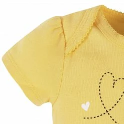 Gerber® 4-Piece Baby Girls Bee Garden Onesies® Bodysuit, Tee, Skort & Pant Set See What's New