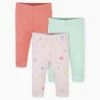 Gerber® 3-Pack Baby Girls Stars & Pastels Leggings BabyPreemie - 24M