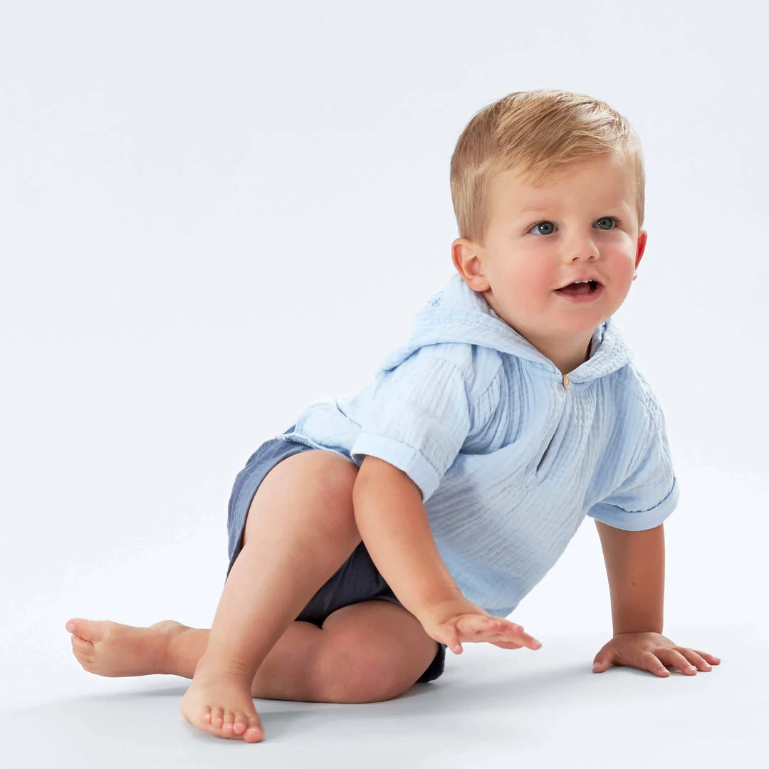 Top 10 🎁 Gerber® Kids BabyPreemie - 24M Infant & Toddler Neutral Blue Gauze Hoodie 🎉 1 Gerber® Kids BabyPreemie - 24M Infant & Toddler Neutral Blue Gauze Hoodie