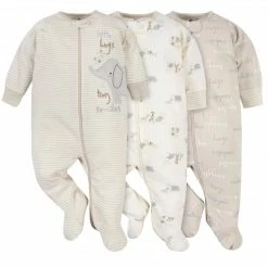 Gerber® BabyPreemie - 24M 3-Pack Baby Neutral Safari Sleep 'N Plays