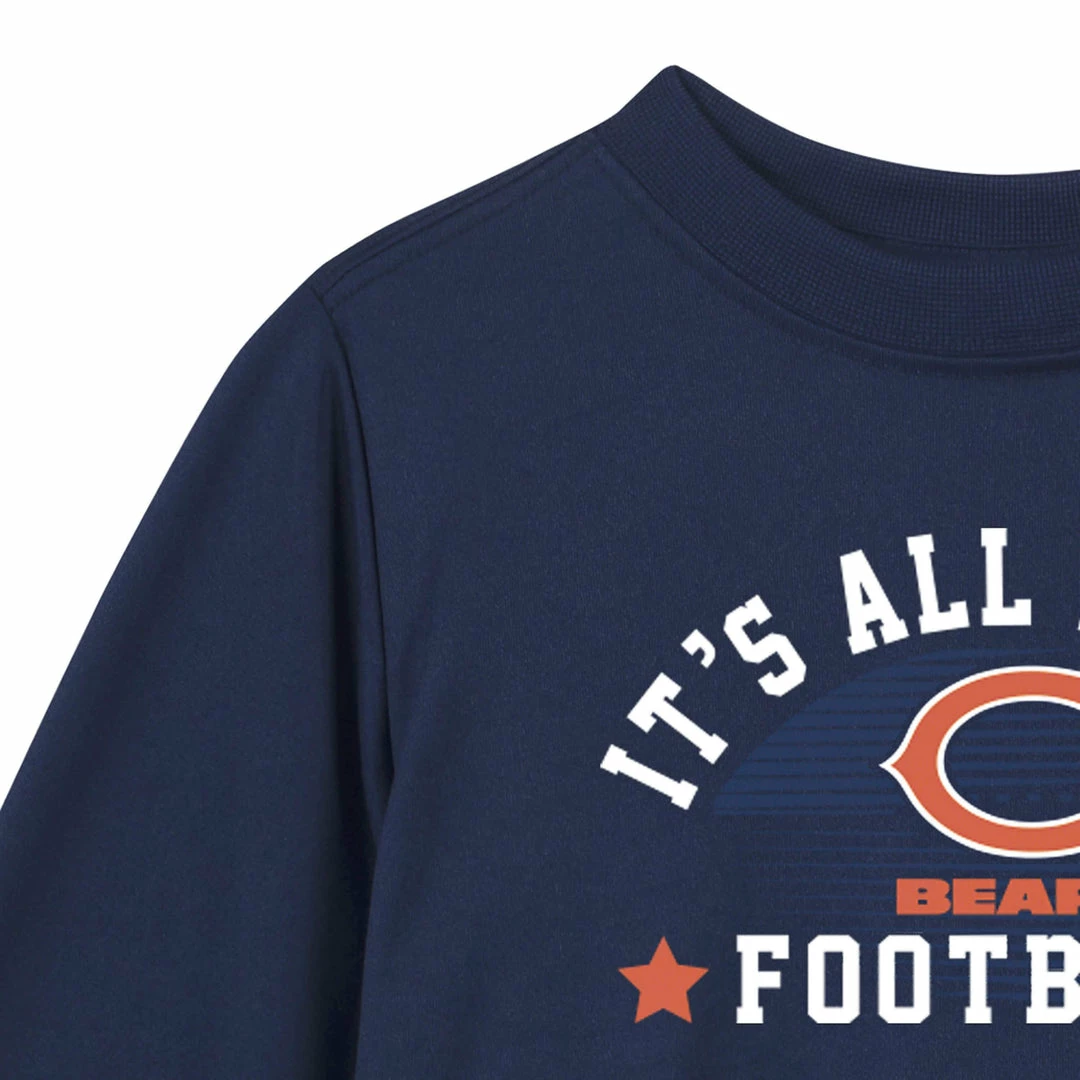 Cheapest ๐ฏ NFL Chicago Bears Baby & Toddler Boys Long Sleeve Tee ๐ Shirt ๐ 4 NFL Chicago Bears Baby & Toddler Boys Long Sleeve Tee Shirt