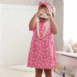 Gerber® See What's New 3-Piece Baby & Toddler Girls Summer Blossom Dress, Diaper Cover & Headband Set