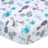 Gerber® Boys Safari Fitted Crib Sheet