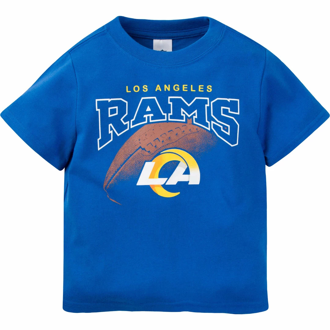 New 🔔 NFL 3-Pack Baby & Toddler Boys Rams Short Sleeve 👚 Shirts ⭐ 2 NFL 3-Pack Baby & Toddler Boys Rams Short Sleeve Shirts