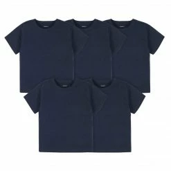 Gerber® BabyPreemie - 24M 5-Pack Baby & Toddler Navy Premium Short Sleeve Tees