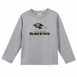 NFL Toddler2T - 5T Baltimore Ravens Boys Long Sleeve Tee Shirt