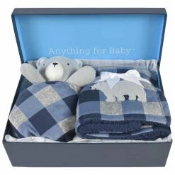Gerber® 2-Piece Baby & Toddler Boys Bear Blanket & Security Blanket Set