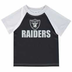 NFL Las Vegas Raiders Baby Boys Short Sleeve Tee Shirt BabyPreemie - 24M