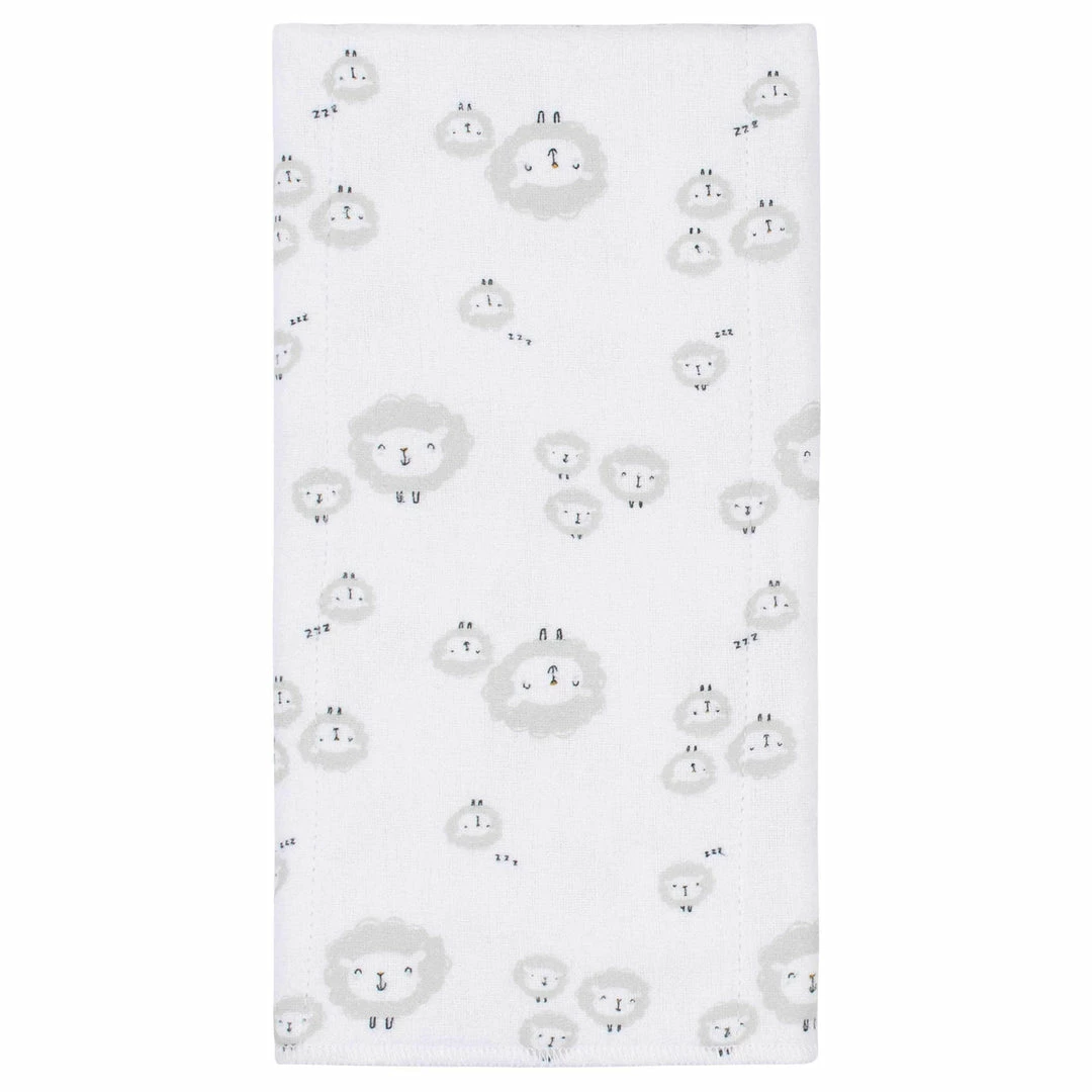 Budget ✨ Gerber® 8-Pack Baby Neutral Sheep Flannel Burp Cloths BabyPreemie - 24M 🔔 2 Gerber® 8-Pack Baby Neutral Sheep Flannel Burp Cloths BabyPreemie - 24M