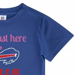 Outlet ๐งจ NFL Buffalo Bills ๐ง Girls Short Sleeve Tee ๐ Shirt ๐ 6 NFL Buffalo Bills Girls Short Sleeve Tee Shirt
