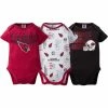 NFL Cardinals 3-Pack Infant Short Sleeve Bodysuits