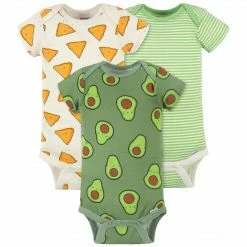 Gerber® 3-Pack Baby Green Avocados Onesies® Bodysuits BabyPreemie - 24M