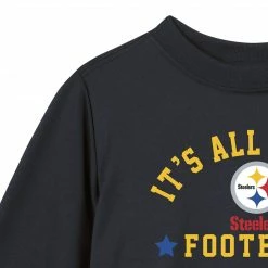 Cheapest ๐ NFL Pittsburgh Steelers Baby & Toddler Boys Long Sleeve Tee ๐ Shirt ๐ 7 NFL Pittsburgh Steelers Baby & Toddler Boys Long Sleeve Tee Shirt