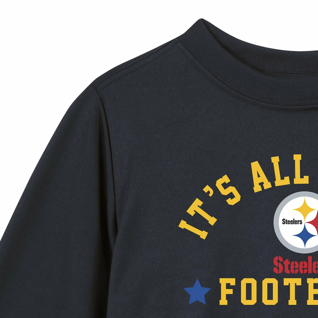 Cheapest ๐ NFL Pittsburgh Steelers Baby & Toddler Boys Long Sleeve Tee ๐ Shirt ๐ 4 NFL Pittsburgh Steelers Baby & Toddler Boys Long Sleeve Tee Shirt