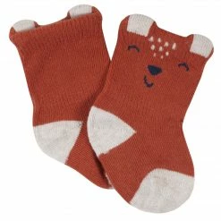 Outlet 👍 Gerber® 6-Pack Baby Boys Fox Wiggle Proof® Jersey Crew 🧦 Socks BabyPreemie - 24M ✨ 13 Gerber® 6-Pack Baby Boys Fox Wiggle Proof® Jersey Crew Socks BabyPreemie - 24M