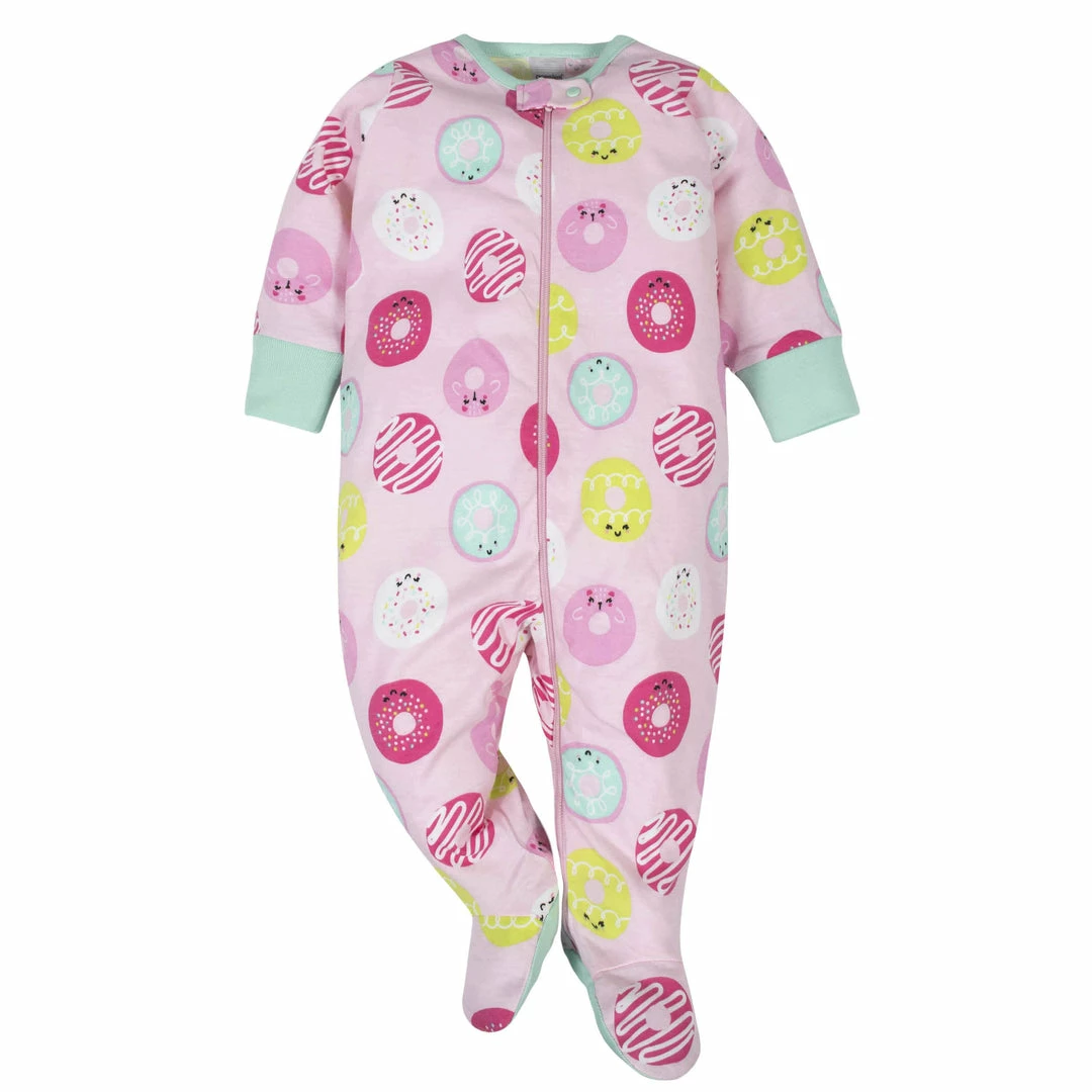 Deals ✔️ Onesies® Brand 4-Pack Baby 👧 Girls Sweet Treat Sleep N' Plays BabyPreemie - 24M ✔️ 2 Onesies® Brand 4-Pack Baby Girls Sweet Treat Sleep N' Plays BabyPreemie - 24M