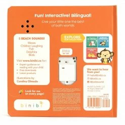 See What's New Binibi "Visiting - Visitando La Playa" Bilingual Sound Book