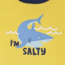 Gerber® 4-Pack Baby Boys Shark Zone Short Sleeve Onesies® Bodysuits See What's New