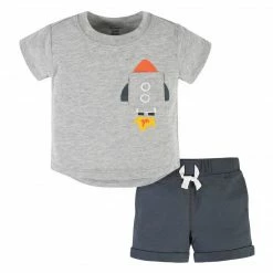 Gerber® 2-Piece Baby & Toddler Boys Blast Off Pocket Tee & Knit Shorts Set See What's New